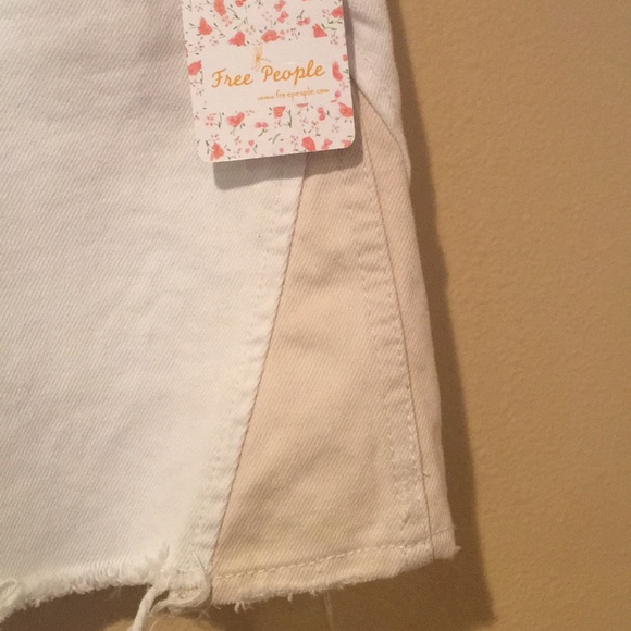 We The Free (Free People) Patched Denim Mini Skirt - Picture 5 of 7